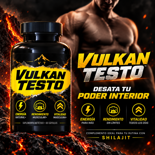 Vulkan Testo™ Testosterone Booster - Potencia y Deseo Masculino