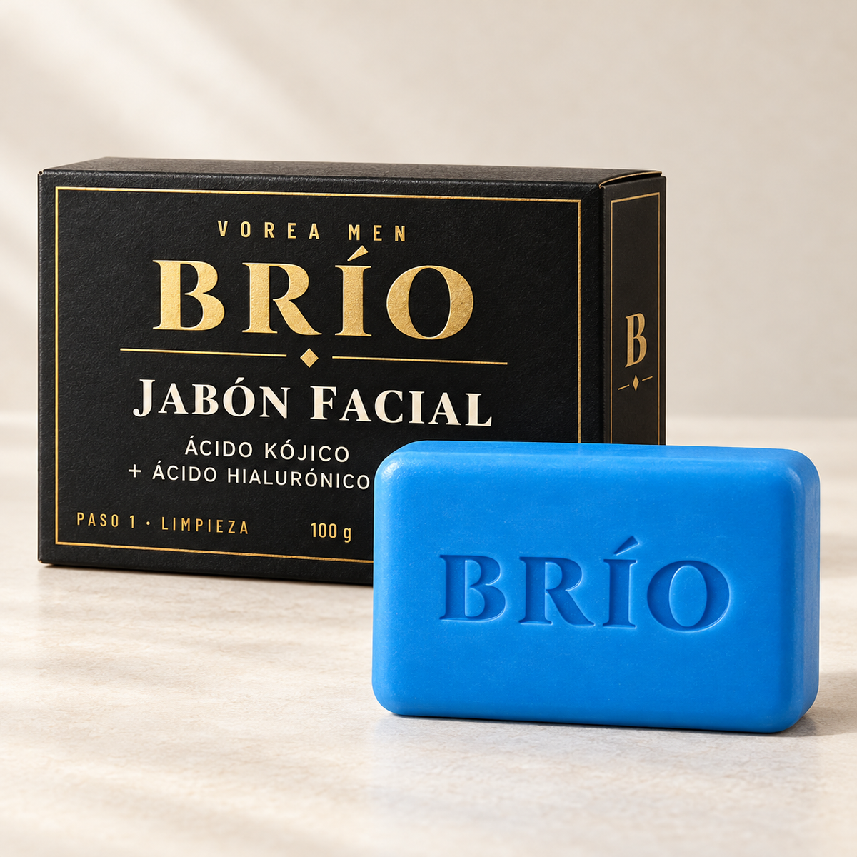 Jabón Kojic Brío Clean con Ácido Hialurónico