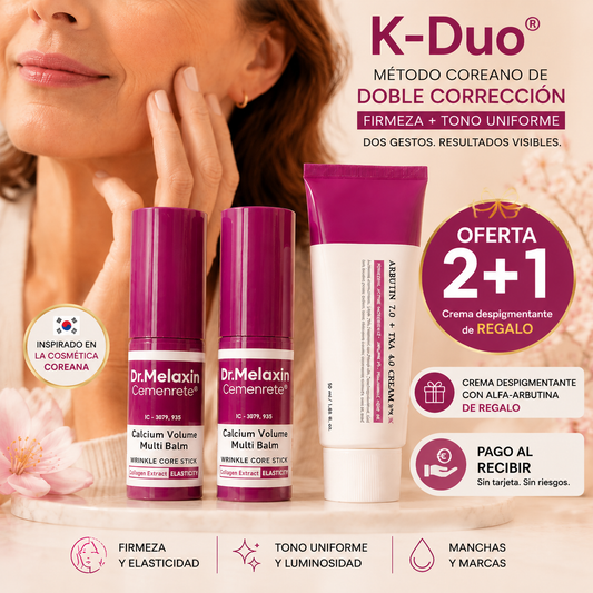 K-Duo® Método Coreano de Doble Corrección — Firmeza + Tono
