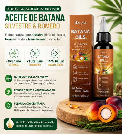 Aceite de Batana 100ml — Crecimiento Capilar Natural y Reparación Profunda