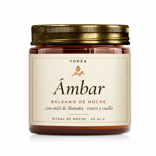 Ámbar · Bálsamo de noche con miel de Manuka